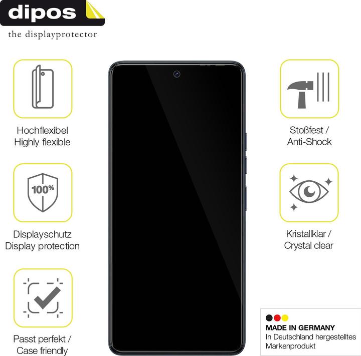 Produktbild Dipos Displayschutzfolie Full-Cover 3D (2 Stück, Tecno Camon 20)