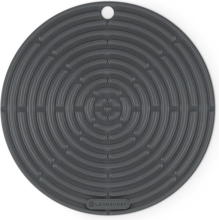 Le Creuset Topflappen Rund Klassik Flint (Silikon)