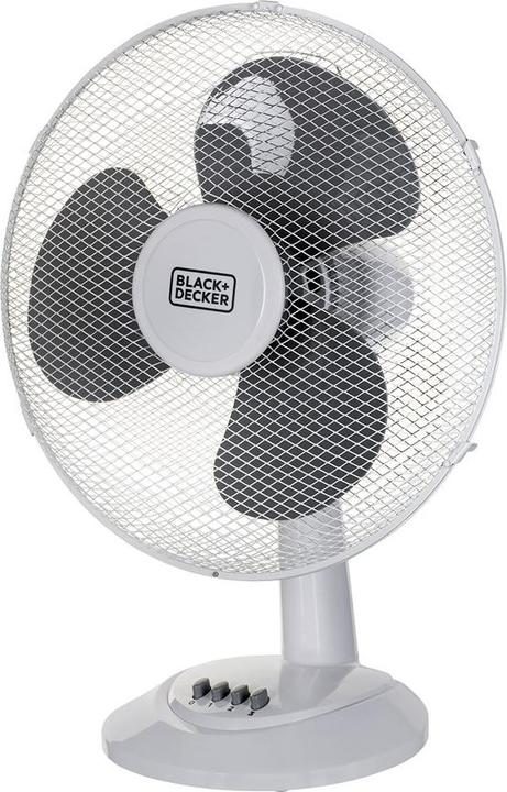 Immagine prodotto Black & Decker Black+Decker BXEFD42E Ventilatore da tavolo BXDF42E, 40, plastica bianca (54 dB)
