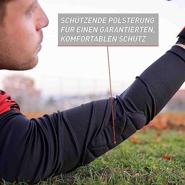 Produktbild Catch & Keep Trikot Protection Torwarttrikot Gr. 140 Rot-Schwarz Fussball Torwart Shirt Oberteil (140)