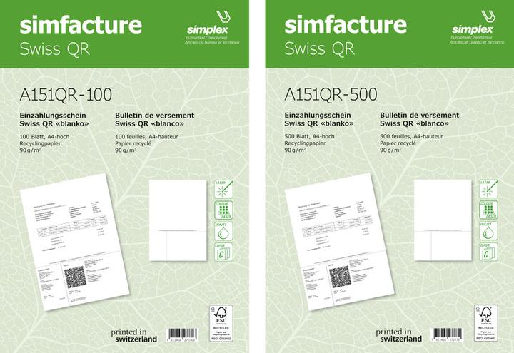 Actual product image Simplex Simfacture - Swiss QR (100 x)