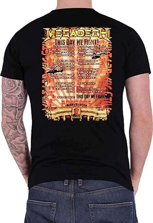 Image du produit Megadeth Adulte Chine Whitehouse Back Print T-shirt (XXL)