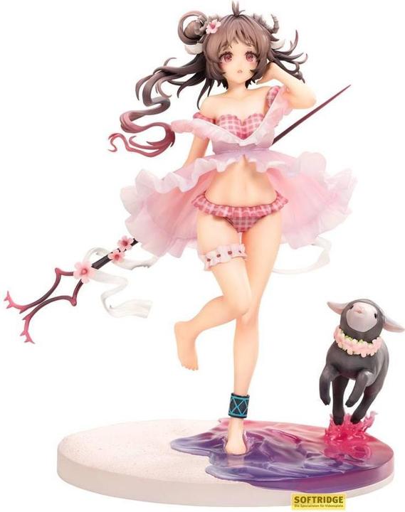 Actual product image Apex Arknights statuette PVC 1/7 Eyjafjalla Summer Flower FA018 23 cm