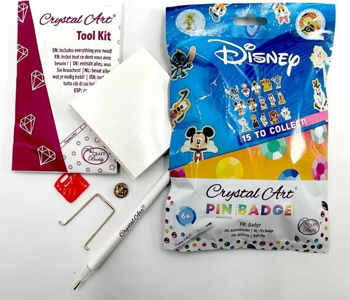 Produktbild Craft Buddy Crystal Art Pin Badge Blind Bag einzeln