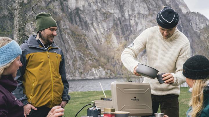Actual product image Robens Fire Hornet Basecamp gas cooker