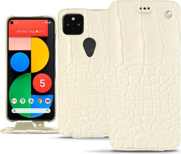 Actual product image Noreve Leather cover vertical (Google Pixel 5)