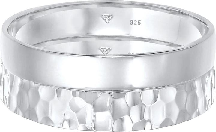 Image du produit Kuzzoi Bague en ruban, set de bagues (66, Argent 925)
