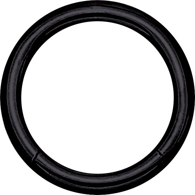 Produktbild Star Piercing Micro Segmentring schwarz (Chirurgenstahl 316L, ohne Messing)