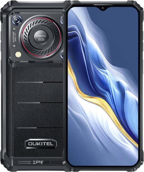 Image du produit Oukitel Smartphone WP36 Pro 6/256 10600 mAh Noir (256 Go, Noir, 6.52", 13 Mpx, 4G)