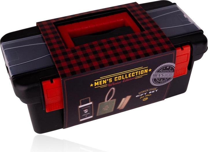 Image du produit Accentra Coffret cadeau pour hommes MEN'S COLLECTION WINTER EDITION dans une boîte à outils (Set manucure)