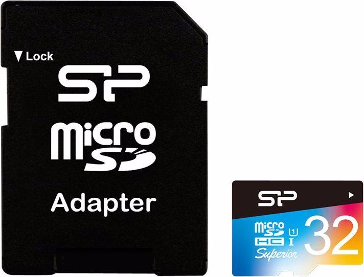 Immagine prodotto Silicon Power Superiore - Scheda di memoria flash (adattatore SD incluso) (32 GB, microSDHC, U1, UHS-I)