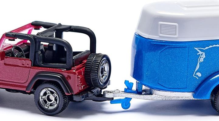 Actual product image Siku Off-road vehicle with horse trailer