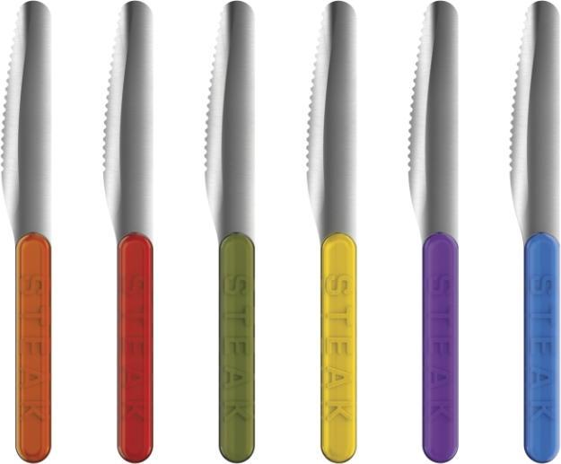 ViceVersa Pointles set of 6 steak knives 15900 (6 Piece, Knife)