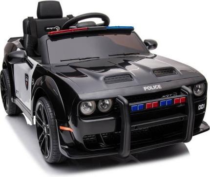 Image du produit Es-toys Véhicule pour enfants - Voiture électrique "Dodge Challenger Police" sous licence - batterie (12 V)
