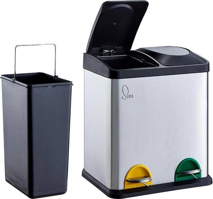 Image du produit Svita TC2X15 Seau 30 litres Argent (30 l)