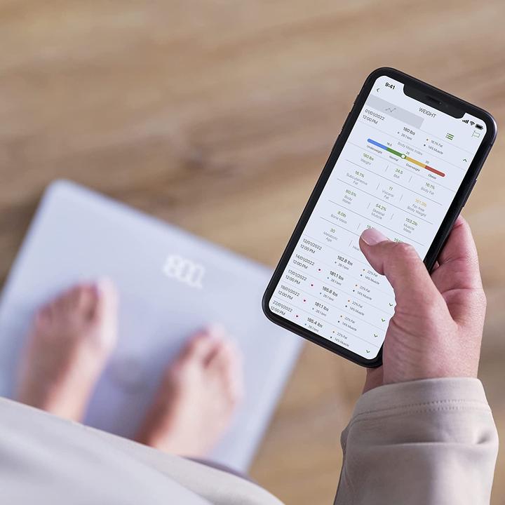 Actual product image Qardio Base X Smart WiFi Scale and Full Body Composition (180 kg)