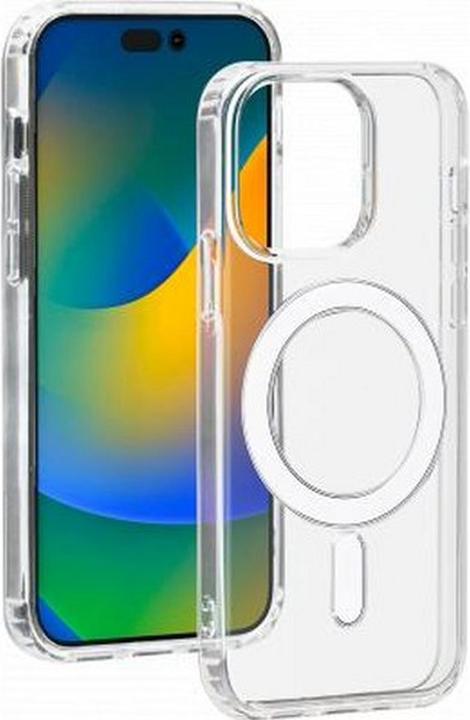 Bigben Hybrid Case mit MagSafe Handy-Cover für Apple iPhone 15 Pro transparent (Apple iPhone 15 Pro)