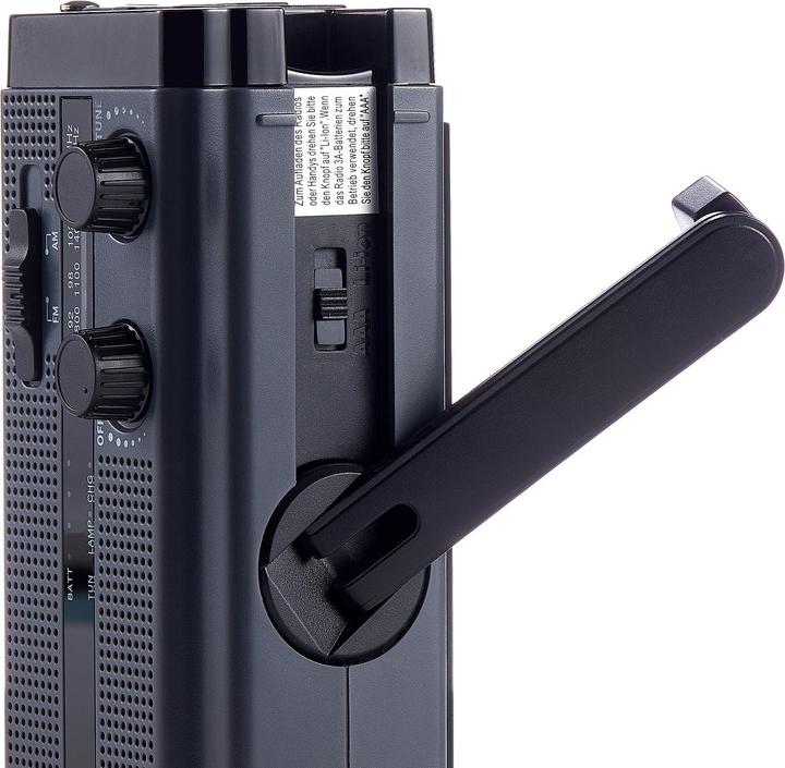 Produktbild Felixx Kurbel-Radio RDS320 Lampe sw (4500 mAh, 1.50 W, 16.65 Wh)