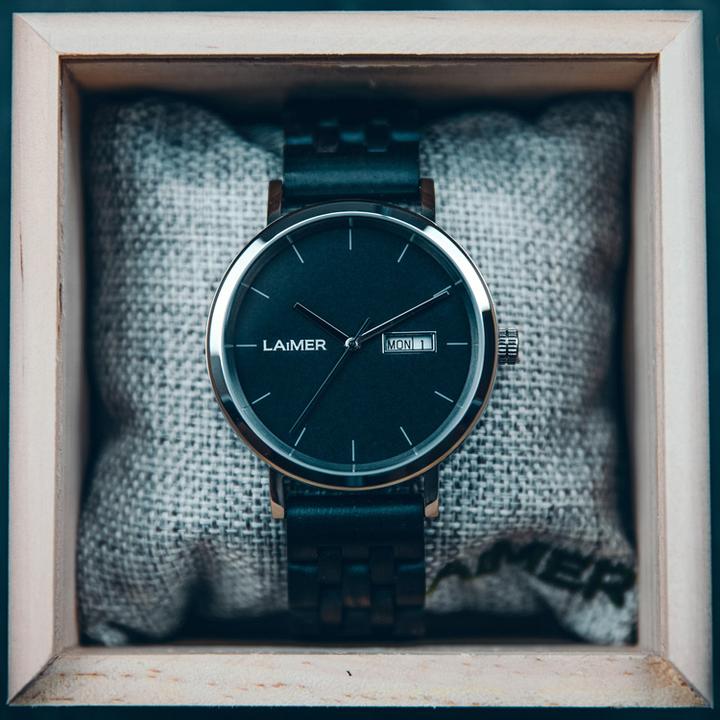 Produktbild Laimer Armbanduhr Holzuhr Raúl (Analoguhr, 42 mm)