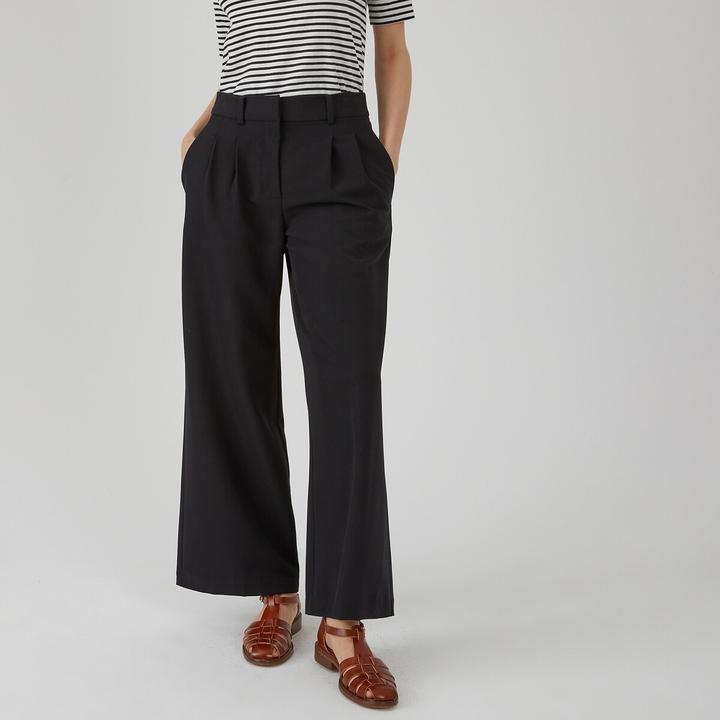 Produktbild La Redoute Collections Weite Bundfaltenhose (48)