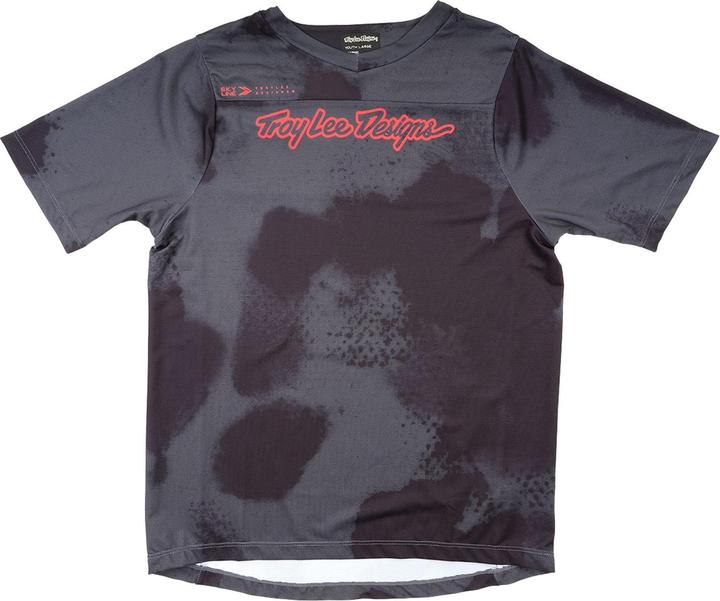 Actual product image Troy Lee Designs Skyline SS Jersey, Flared, carbon, youth XS (XS)