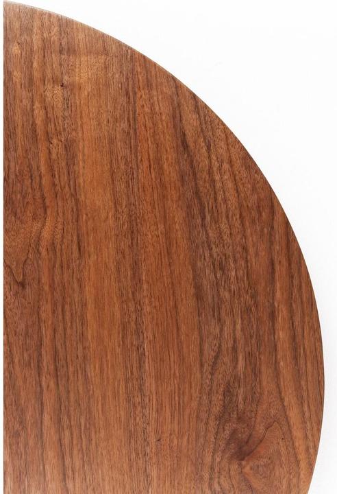 Immagine prodotto Kare Design Tavolo Schickeria Noce look nero rotondo 110 (110 x 110 x 72 cm)