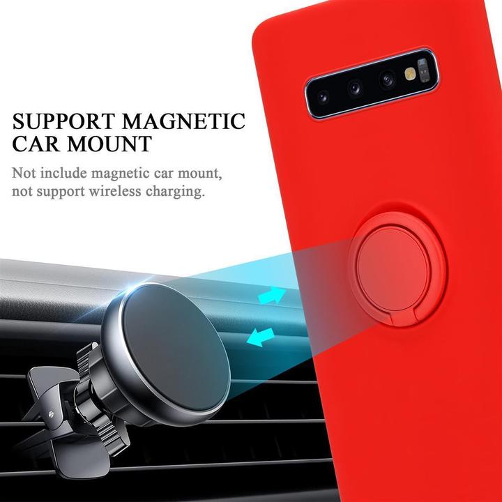 Actual product image Cadorabo TPU Liquid Ring Silicone Case Cover (Samsung Galaxy S10+)