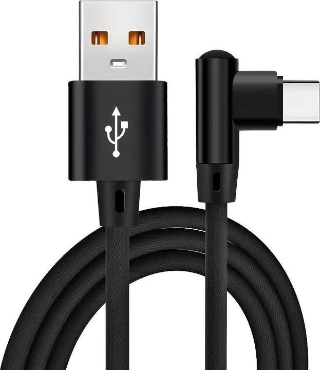 Produktbild Cbx 90 Grad Winkel Ladekabel USB-C / USB-A, 30cm (0.30 m)