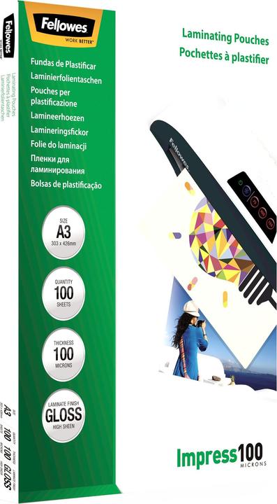 Image du produit Fellowes Mentions légales 100 (A3, 100 pièce(s), 100 µm)