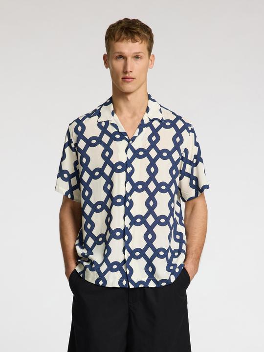 Produktbild Selected Homme Gemustertes Kurzarmhemd (S)