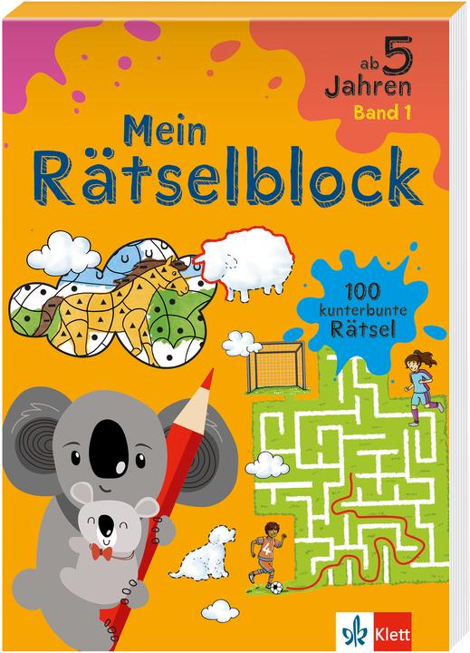 Mein Rätselblock ab 5 Jahren Band 1 (Deutsch, 2025)