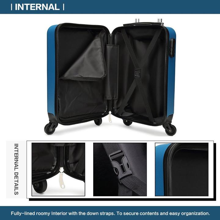 Immagine prodotto Kono Hartschalenkoffer mit 4 Rollen (85 l, M (50 - 90l))