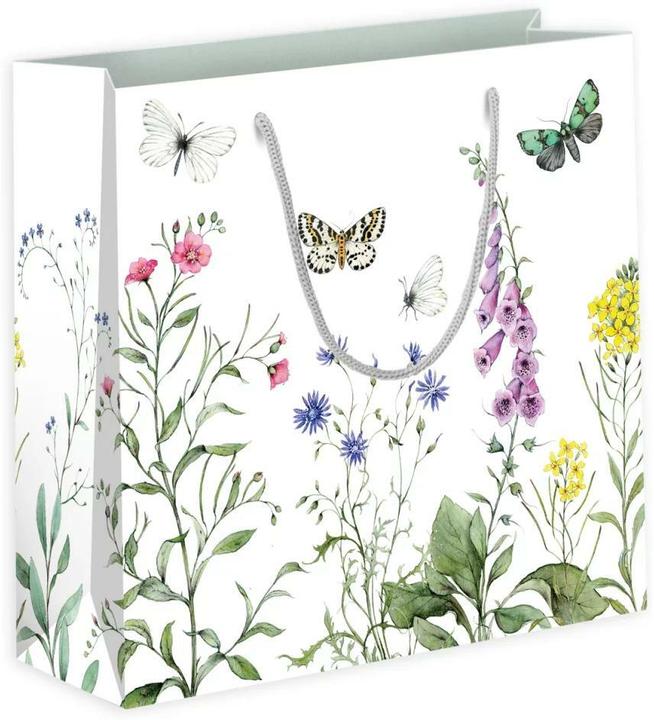 Produktbild Grätz Geschenktasche Wildblumen 25 x 26 x 10 cm (Geschenktüte, 1 x)