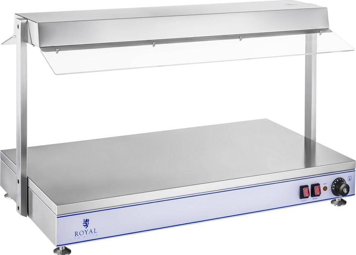 Produktbild Royal Catering Warmhalteplatte Speisenwärmer Wärmetheke Buffetwärmer 1550 W 3 Halogenlampen