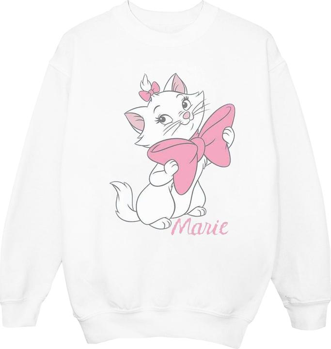 Actual product image Disney Girls Aristocats Marie Bow Sweatshirt (140, 146)