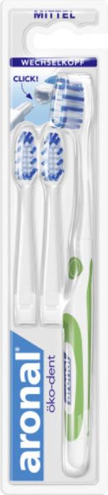 Aronal öko-dent interchangeable head toothbrush (Medium, 1 x)