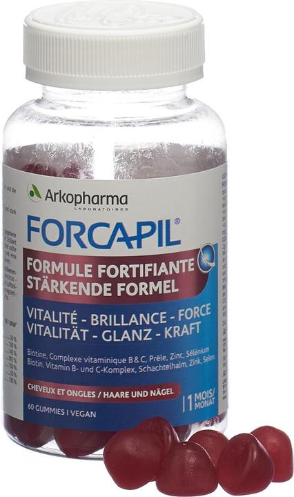 Produktbild Arkopharma Forcapil Gummies Haare und Nägel (60 Stück, Gummies, 192 g)