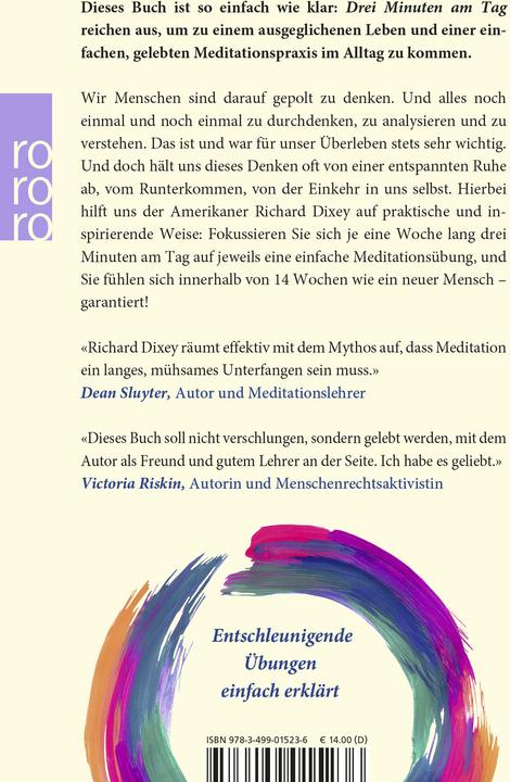 Image du produit Drei Minuten am Tag (Allemand, Richard Dixey, Anja Schünemann, 2024)