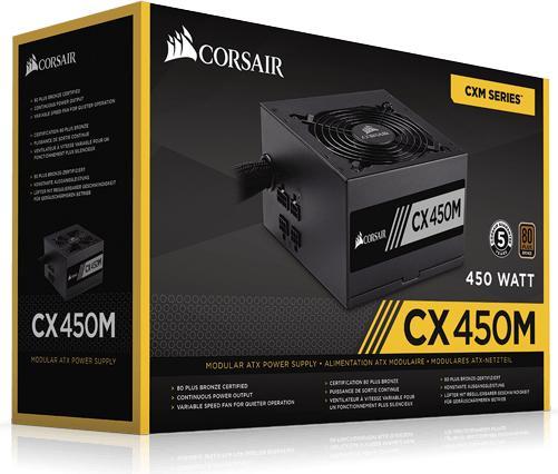 Produktbild Corsair Cx450m (450 W)