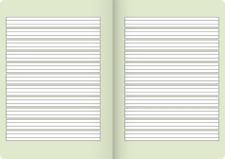 Actual product image Exercise book Vivendi ruled 1 lined DIN A5 without margin, 16 sheets (A5)