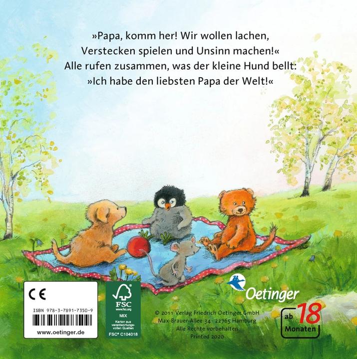 Produktbild Der liebste Papa der Welt! (Deutsch, Susanne Lütje, 2010)