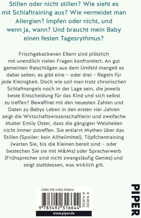 Actual product image Das einzig wahre Baby-Handbuch (German, Emily Easter, 2020)