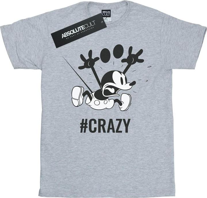 Image du produit Disney - T-shirt MICKEY MOUSE #CRAZY - Homme (XL)