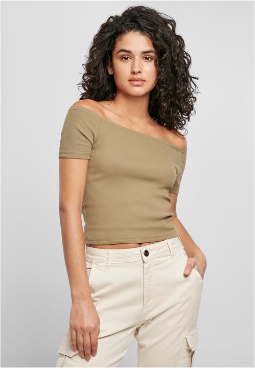 Produktbild Urban Classics Ladies Off Shoulder Rib Tee (S)