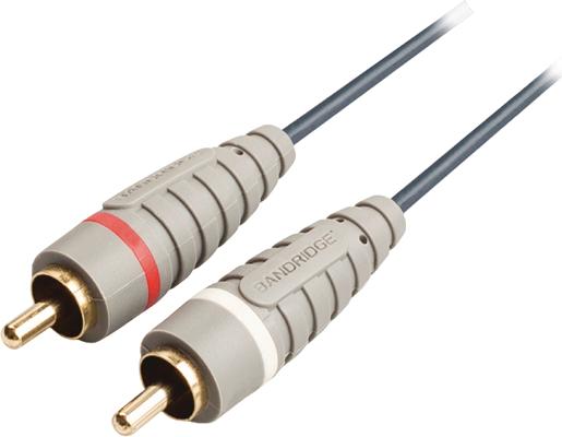 Image du produit Bandridge Câble RCA stéréo BLEU (1 m, RCA)