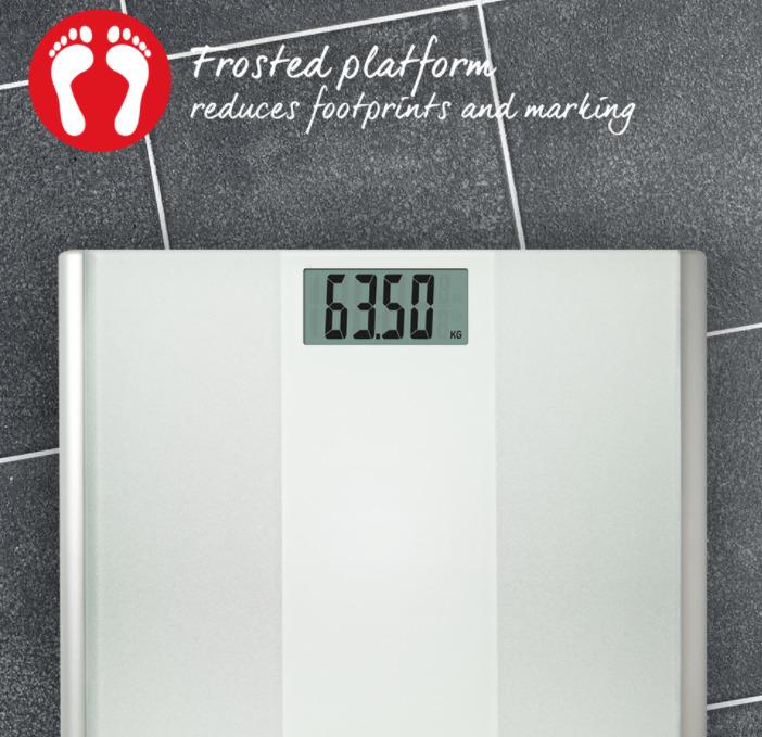 Actual product image Salter 9009 WH3R Ultimate Accuracy Electronic Bathroom Scales white (180 kg)