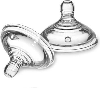 Productafbeelding Tommee Tippee Easi-Vent Teat Babyfles Top Rond Snelle Doorstroming