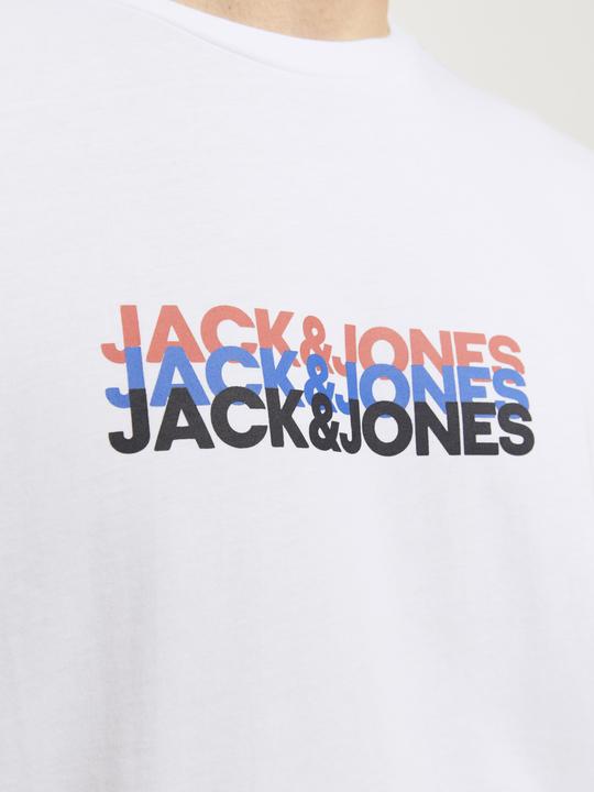 Produktbild Jack & Jones 3er-pack Gedruckt Rundhals T-shirt T-shirt (XS)