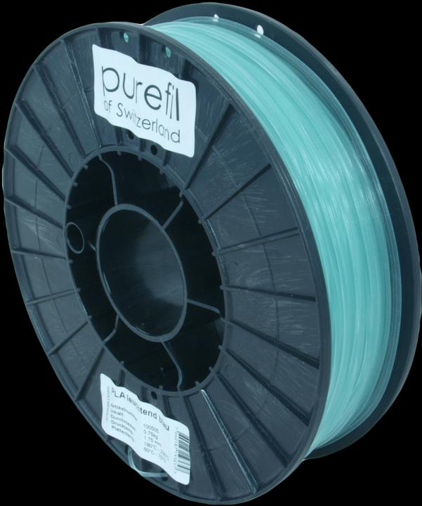 Leuchtendes Blau