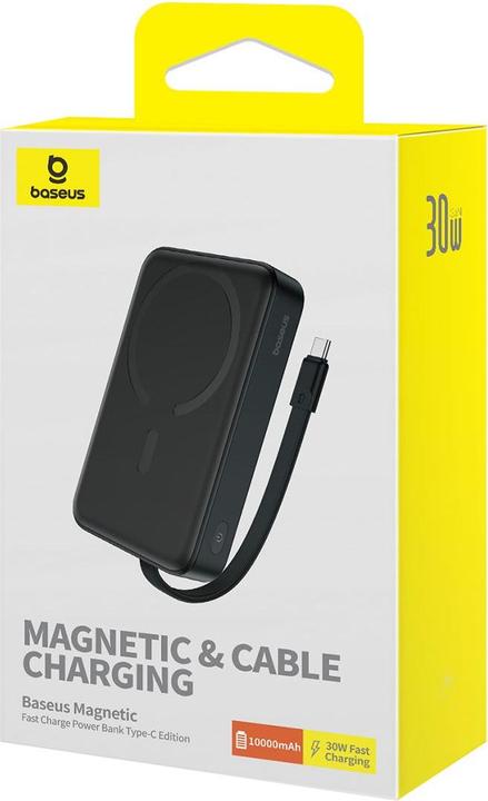 Produktbild Baseus Magnetic Mini Charger (10000 mAh, 30 W, 37 Wh)
